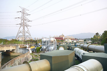 Image showing Oil and Gas Industry at outdoor at day 