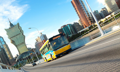 Image showing traffic in macao at day 