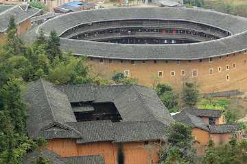 Image showing Fujian Tulou in China, old building overview 