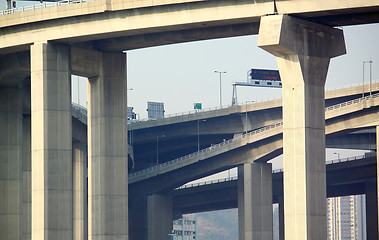 Image showing Pillars of viaduct