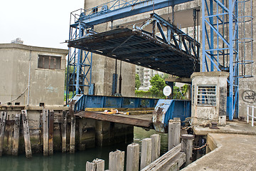 Image showing abandoned harbour