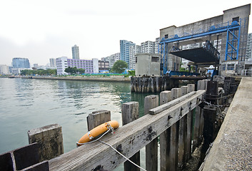 Image showing abandoned harbour