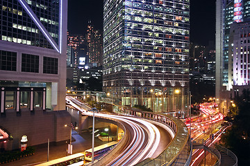 Image showing downtown traffic