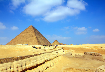 Image showing egypt pyramids in Giza Cairo