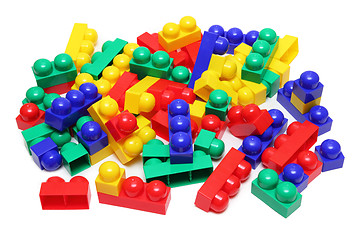 Image showing meccano toy blocks