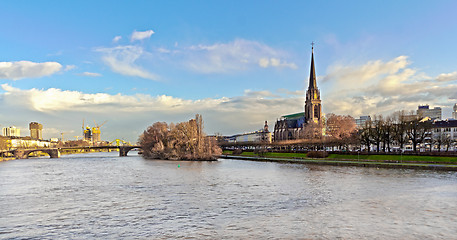 Image showing The view from the Iron Bridge