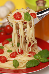 Image showing Fresh Spaghetti