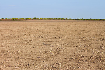 Image showing Autumn field soil