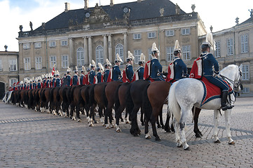 Image showing Danish royal guard