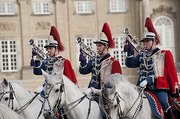 Image showing  Royal Danish guard