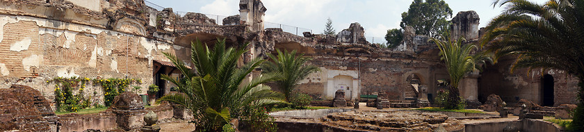 Image showing Panorama of monastery