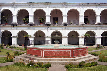 Image showing Fountain in monastery