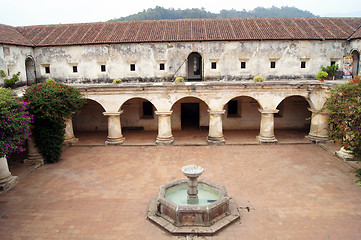 Image showing Fountain in monastery