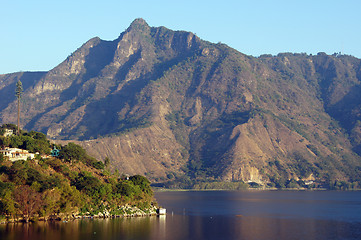 Image showing Mountain and lake