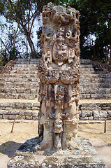 Image showing Statue in Copan