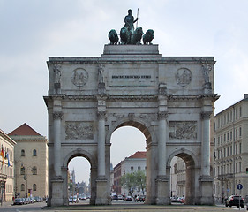 Image showing Siegestor in Munich