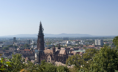 Image showing aerial view of Freiburg im Breisgau