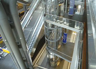 Image showing inside central station of Berlin