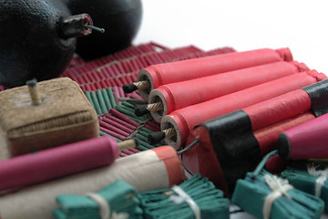 Image showing set of firecrackers