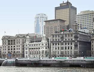 Image showing The Bund in Shanghai