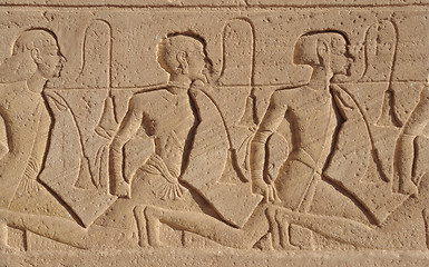 Image showing relief at Abu Simbel temples