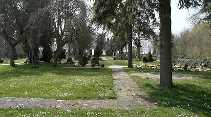 Image showing graveyard in Southern Germany