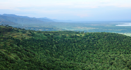 Image showing Chambura Gorge aerial view