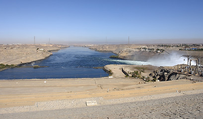 Image showing around Aswan Dam in Egypt