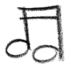 Image showing musical note sketch