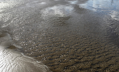 Image showing twinkling ebb tide