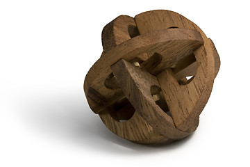 Image showing wooden 3D puzzle