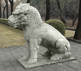 Image showing Statue at the Spirit Way in China