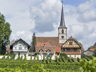 Image showing idyllic Mittelbergheim