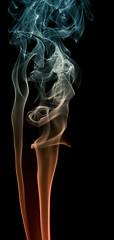 Image showing multicolored smoke