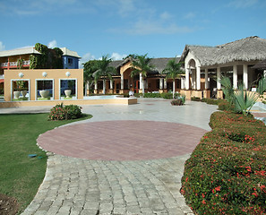 Image showing touristic resort at the Dominican Republic