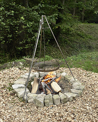 Image showing fireplace