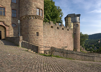 Image showing Wertheim Castle detail at summer time