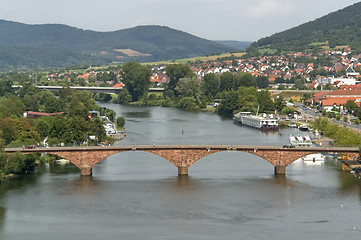 Image showing Miltenberg aerial view