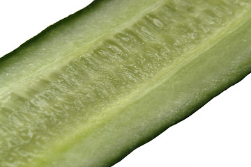Image showing sliced cucumber detail