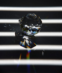 Image showing glass object and refraction