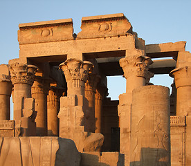 Image showing Kom Ombo temple detail