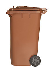 Image showing brown waste container