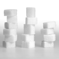 Image showing lump sugar stacks