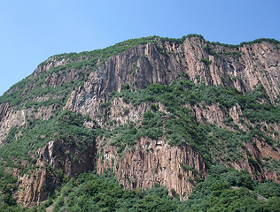 Image showing alpine scenery at summer time