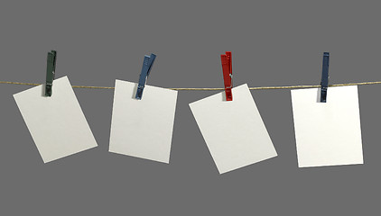 Image showing clothesline and labels