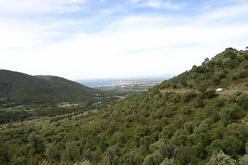 Image showing Costa Brava aerial view