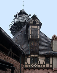 Image showing Haut-Koenigsbourg Castle detail