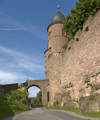 Image showing Wertheim Castle detail at summer time