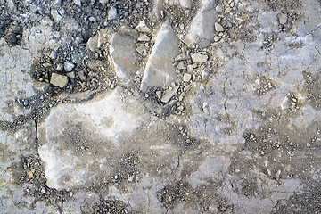 Image showing loamy ground and pebbles