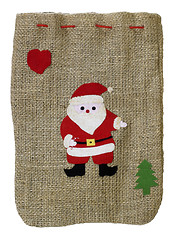 Image showing christmas bag with Santa Claus